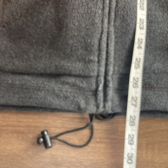 Vintage Large RoundTree & Yorke Gray Fleece Zip Up Sweater - Picture 6 of 7